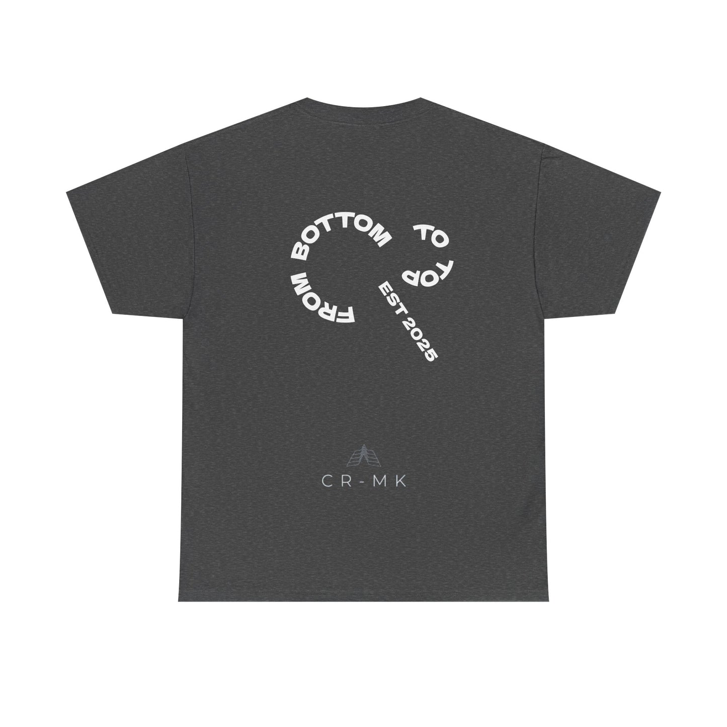 Unisex Heavy Cotton Tee - "From Bottom to Top" Casual Shirt