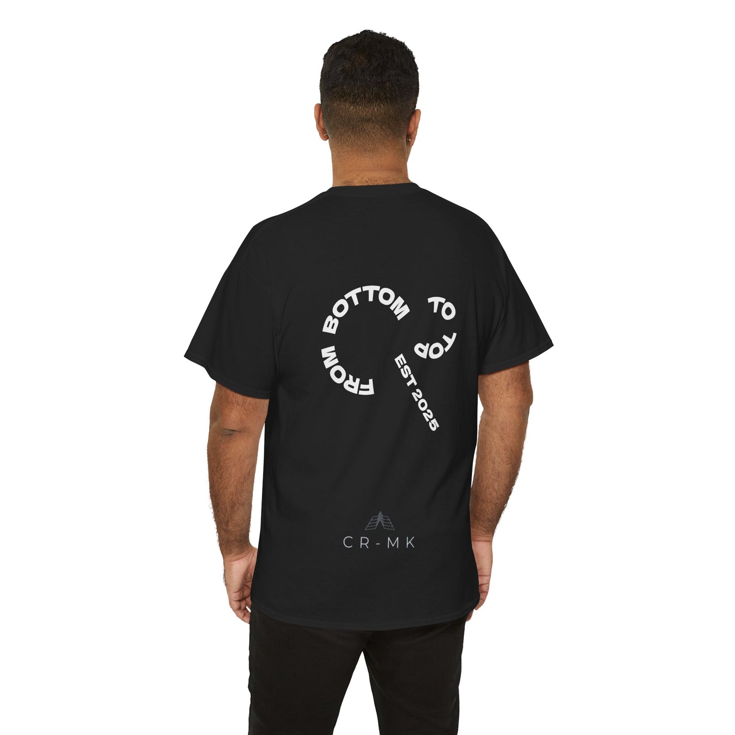 Unisex Heavy Cotton Tee - "From Bottom to Top" Casual Shirt