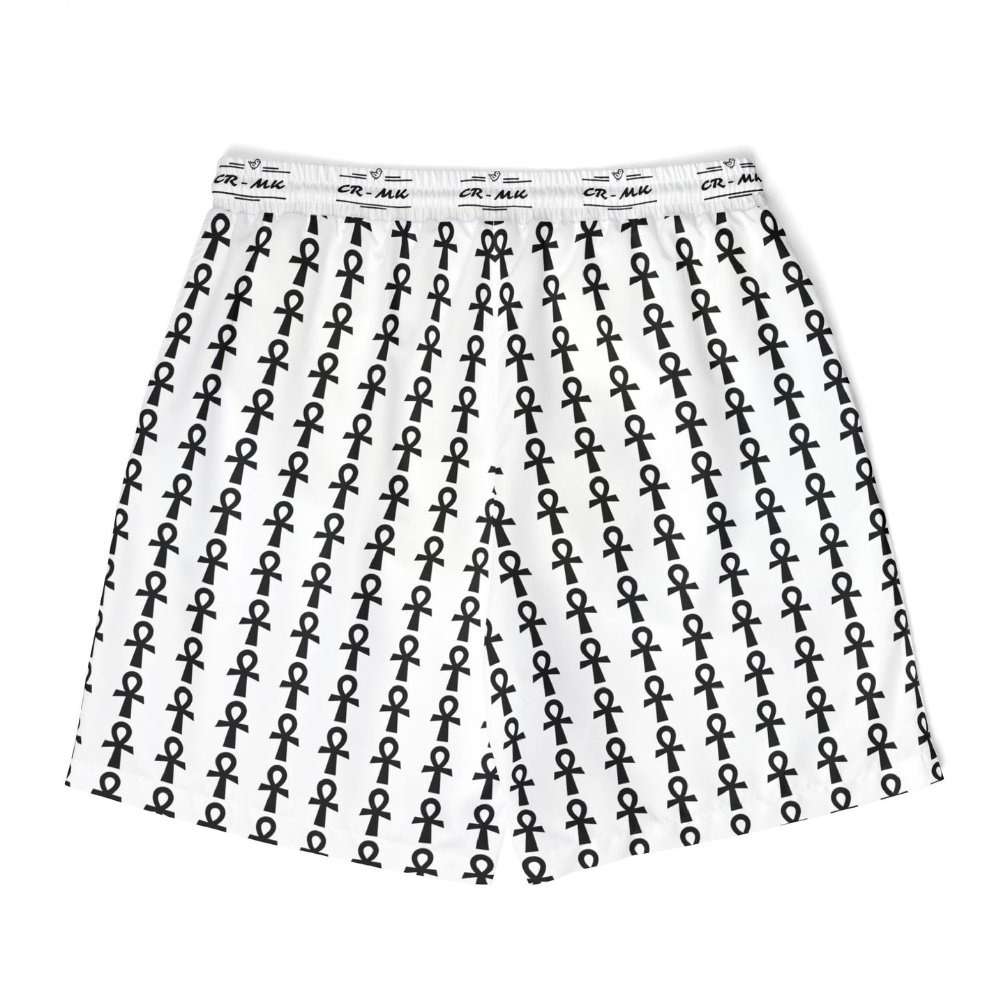 CR-MK ¨Pantalon¨ Stylish Unisex Swim Shorts with Ankh Pattern for Summer