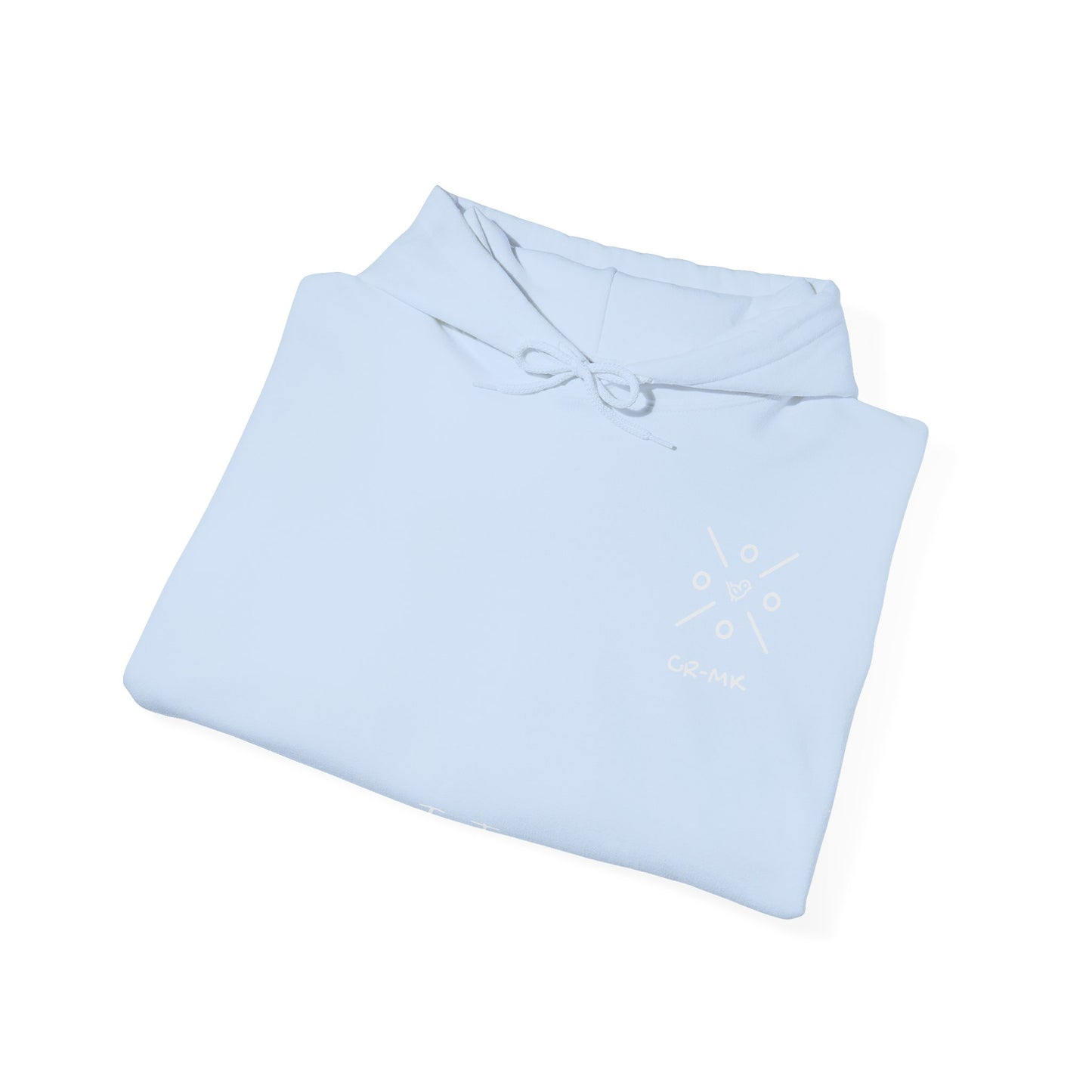 Sudadera ¨To top CR-MK¨ //Hooded Sweatshirt Elegant Design with Curved Lettering - Unisex Heavy Blend