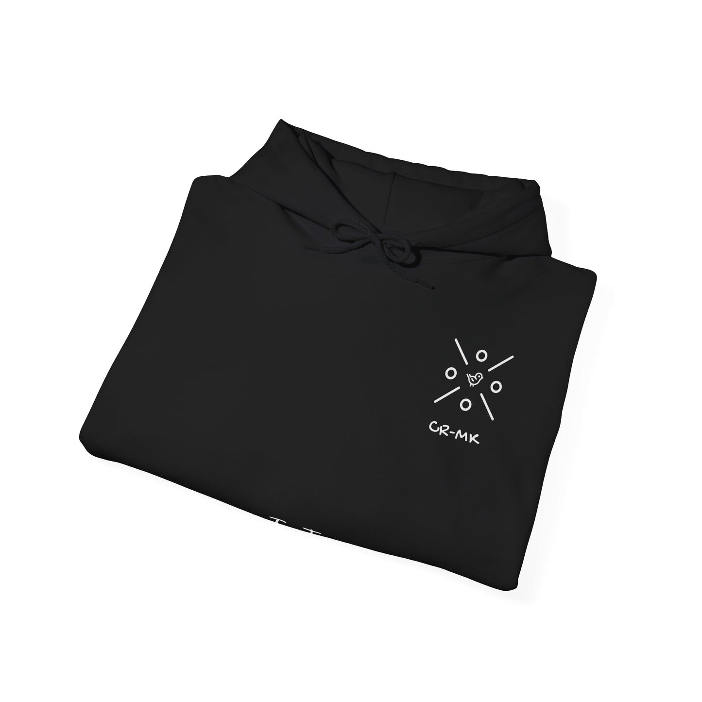 Sudadera ¨To top CR-MK¨ //Hooded Sweatshirt Elegant Design with Curved Lettering - Unisex Heavy Blend