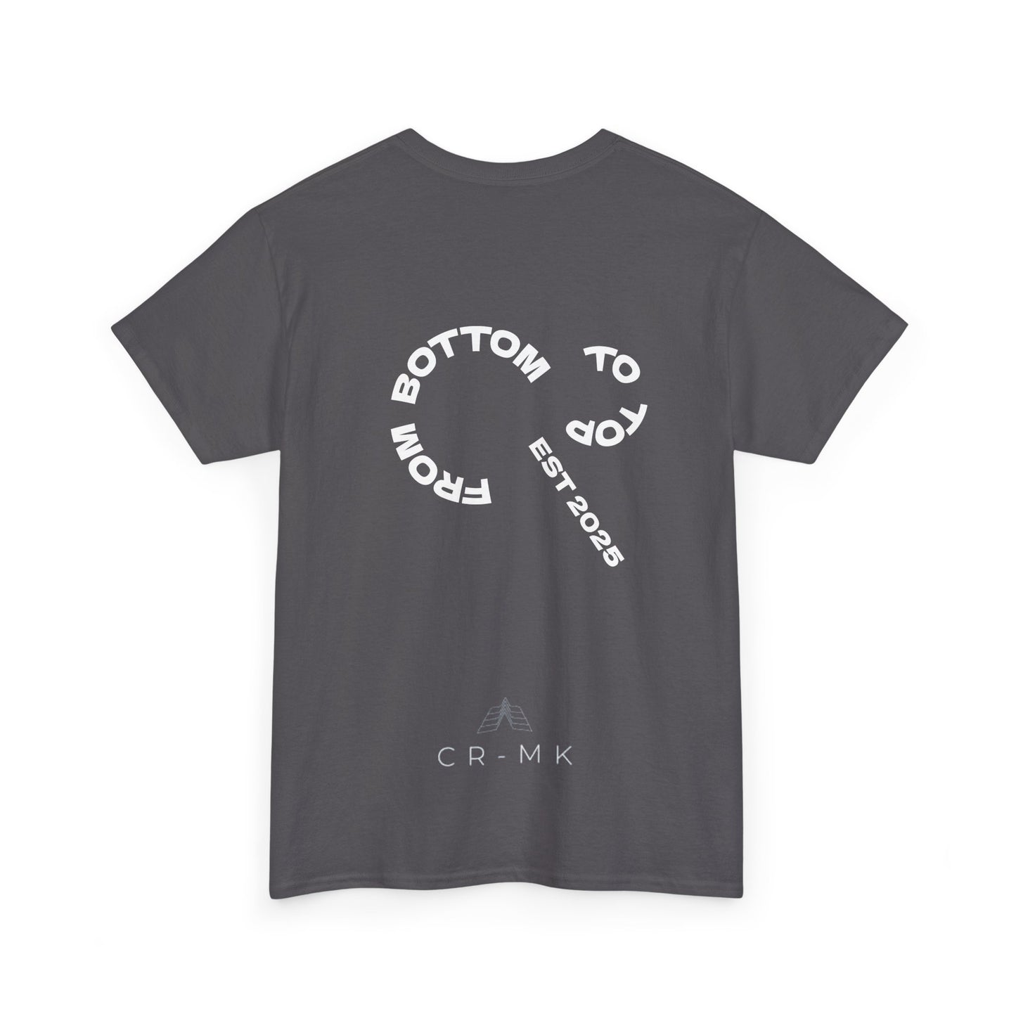 Unisex Heavy Cotton Tee - "From Bottom to Top" Casual Shirt