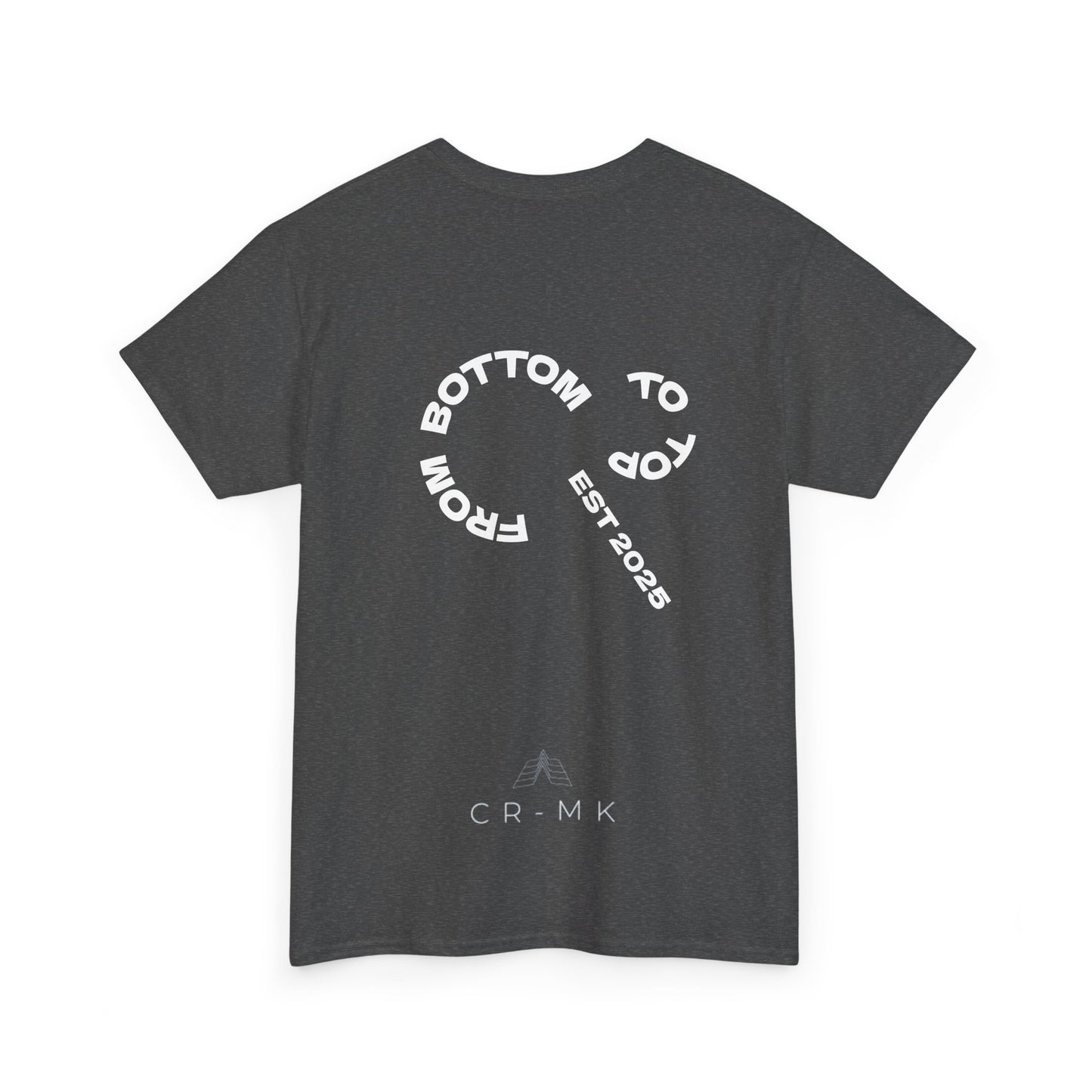 Unisex Heavy Cotton Tee - "From Bottom to Top" Casual Shirt