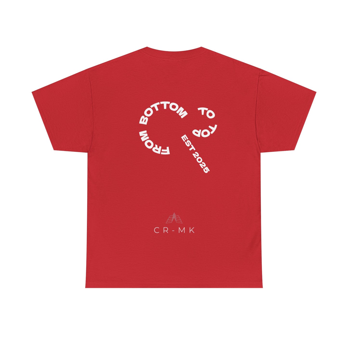 Unisex Heavy Cotton Tee - "From Bottom to Top" Casual Shirt