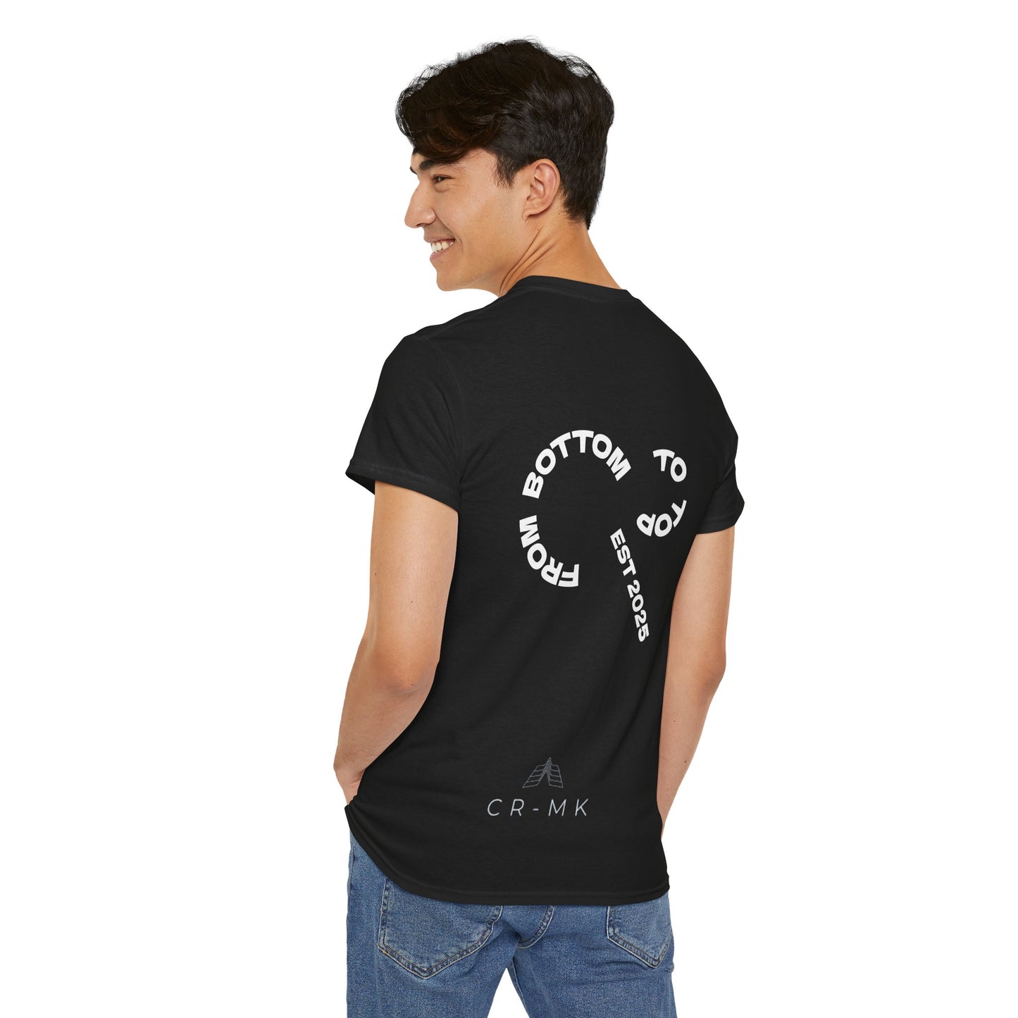 Unisex Heavy Cotton Tee - "From Bottom to Top" Casual Shirt