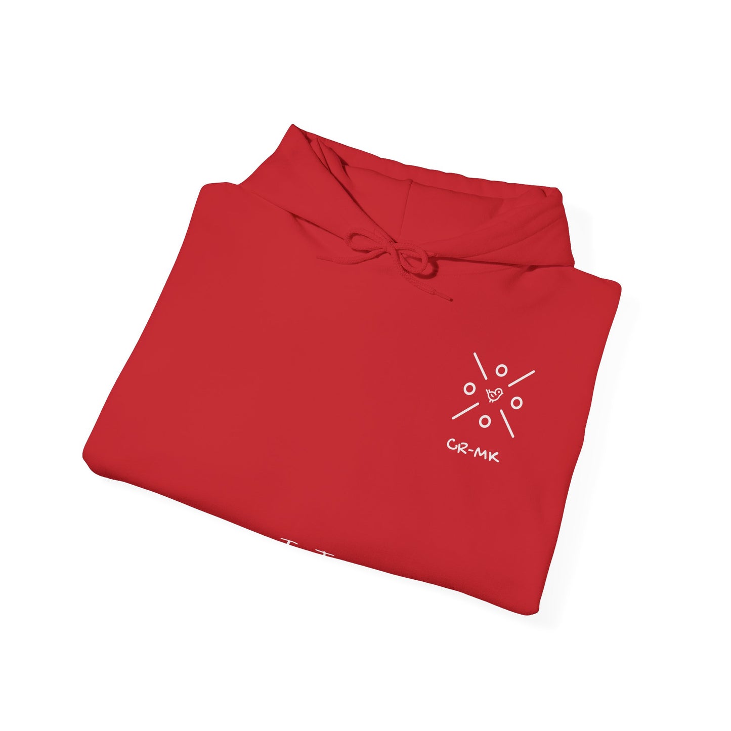 Sudadera ¨To top CR-MK¨ //Hooded Sweatshirt Elegant Design with Curved Lettering - Unisex Heavy Blend