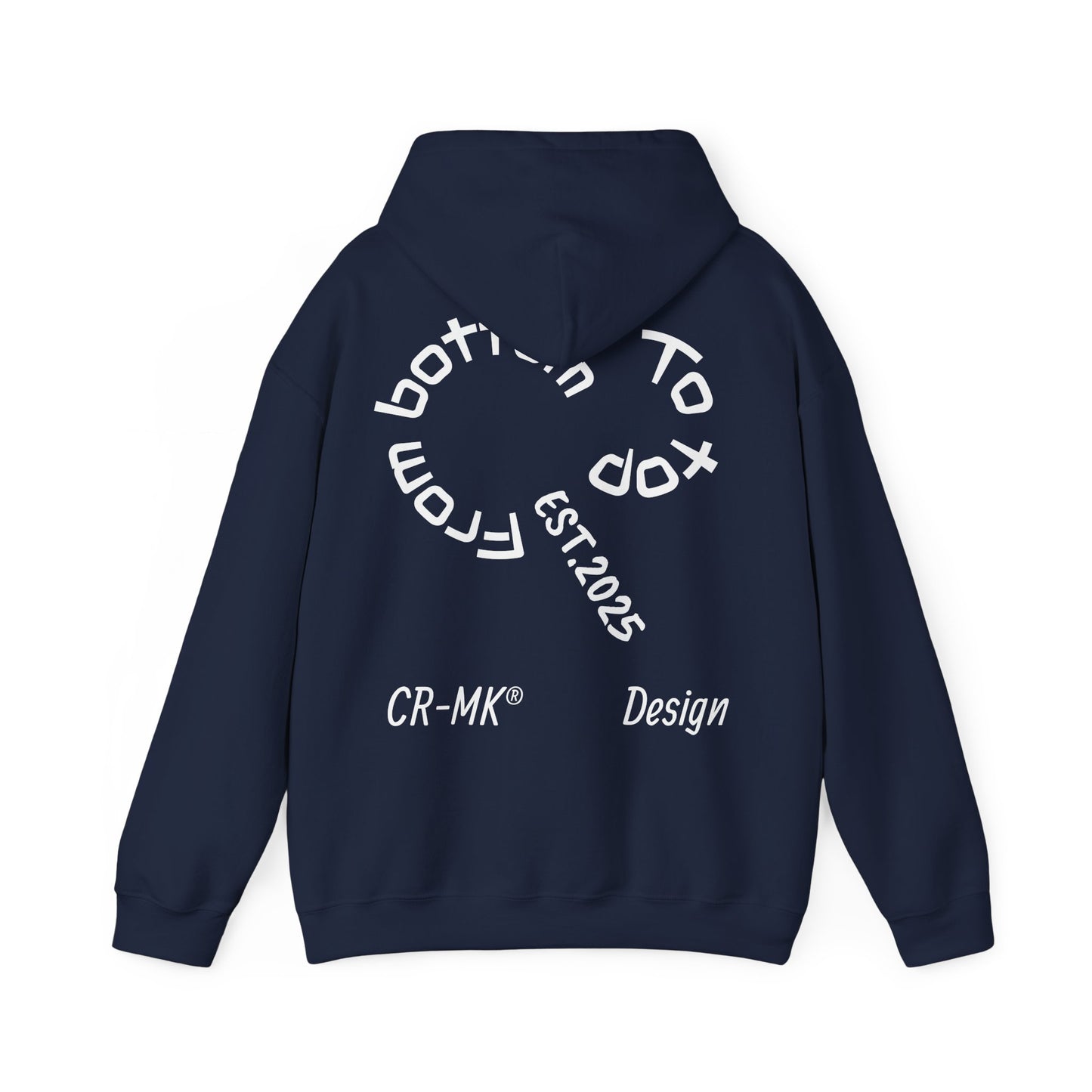 Sudadera ¨To top CR-MK¨ //Hooded Sweatshirt Elegant Design with Curved Lettering - Unisex Heavy Blend