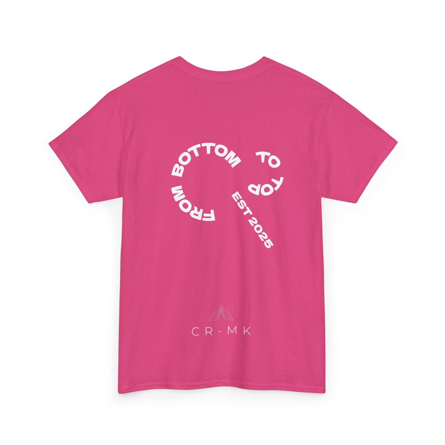 Unisex Heavy Cotton Tee - "From Bottom to Top" Casual Shirt