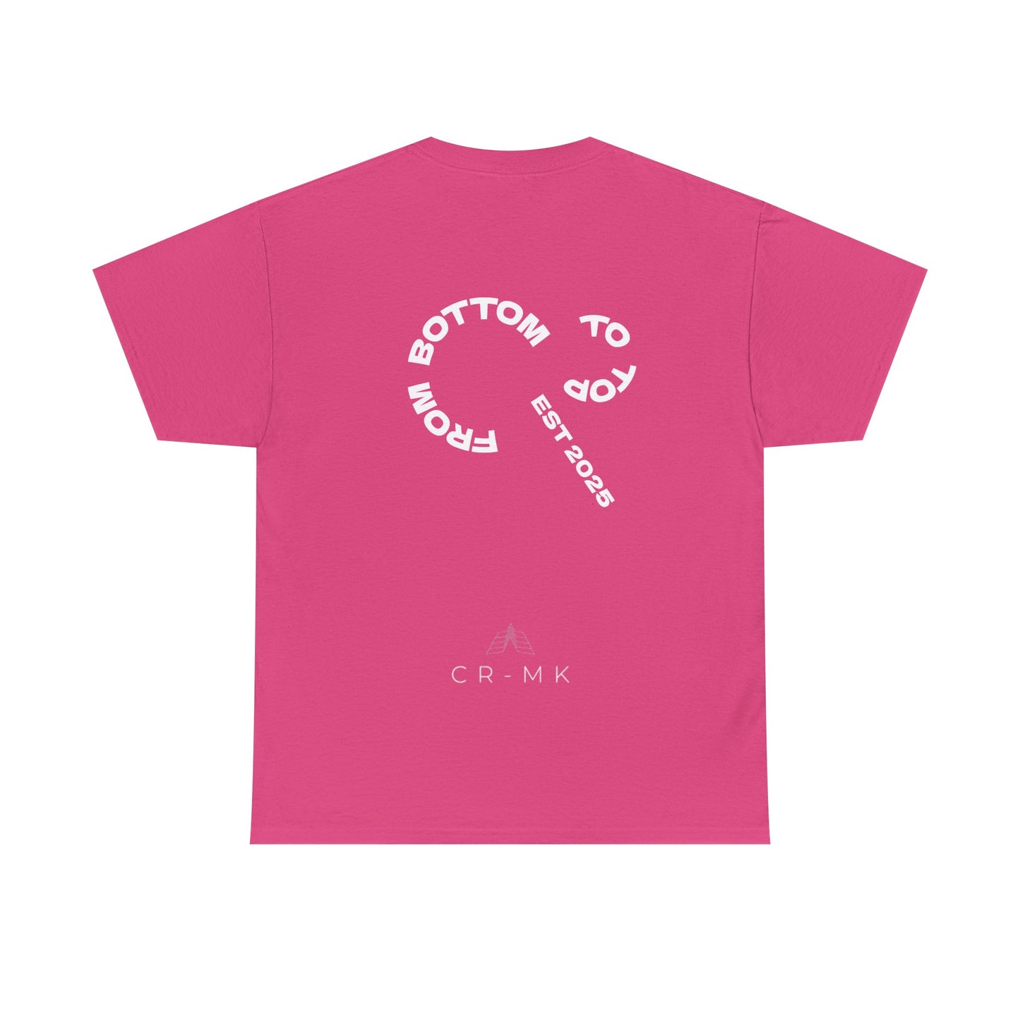 Unisex Heavy Cotton Tee - "From Bottom to Top" Casual Shirt